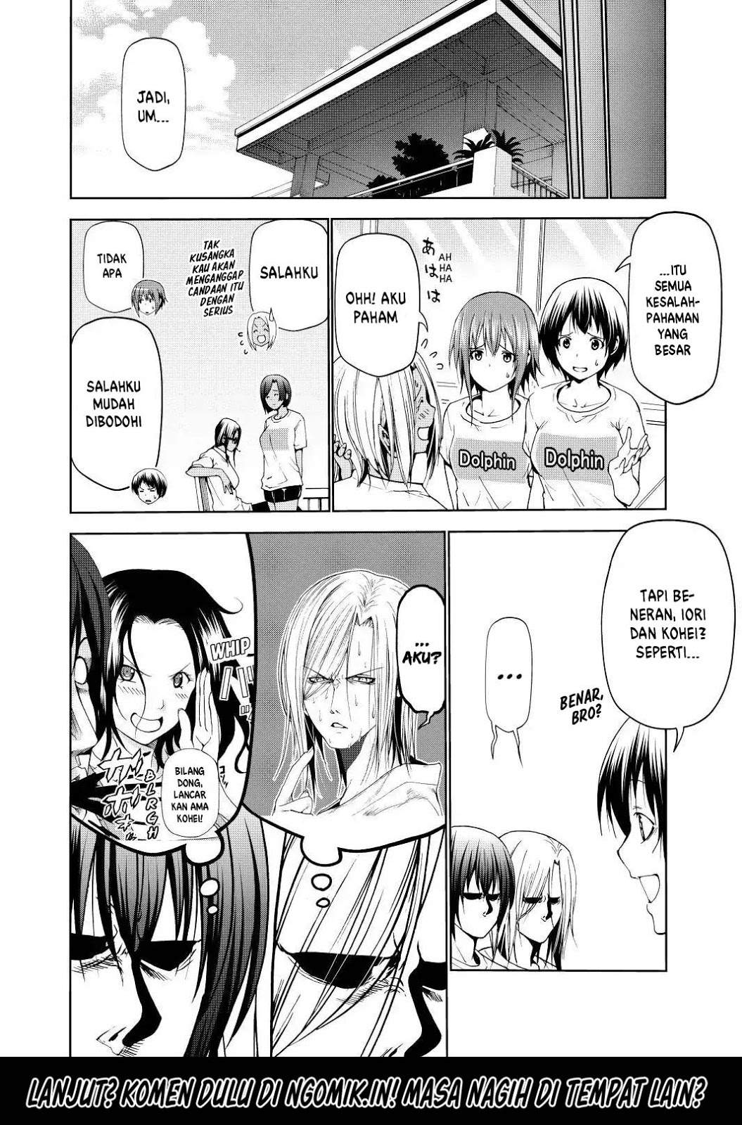 Grand Blue chapter 55 halaman 41