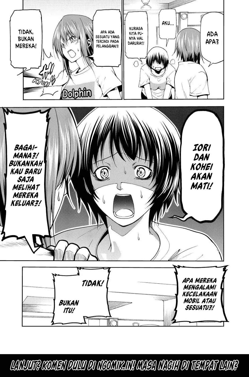 Grand Blue chapter 55 halaman 8