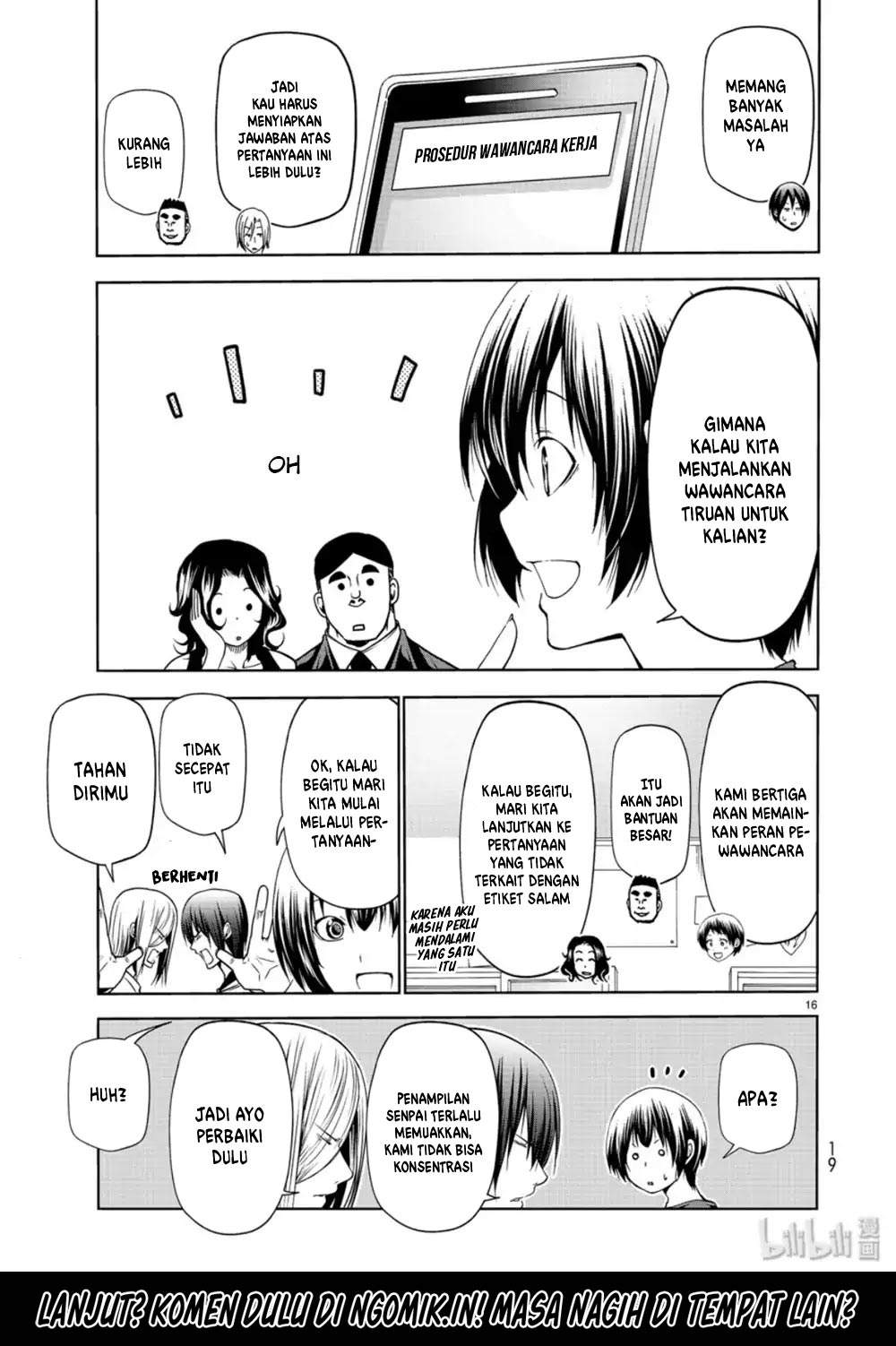 Grand Blue chapter 58 halaman 17