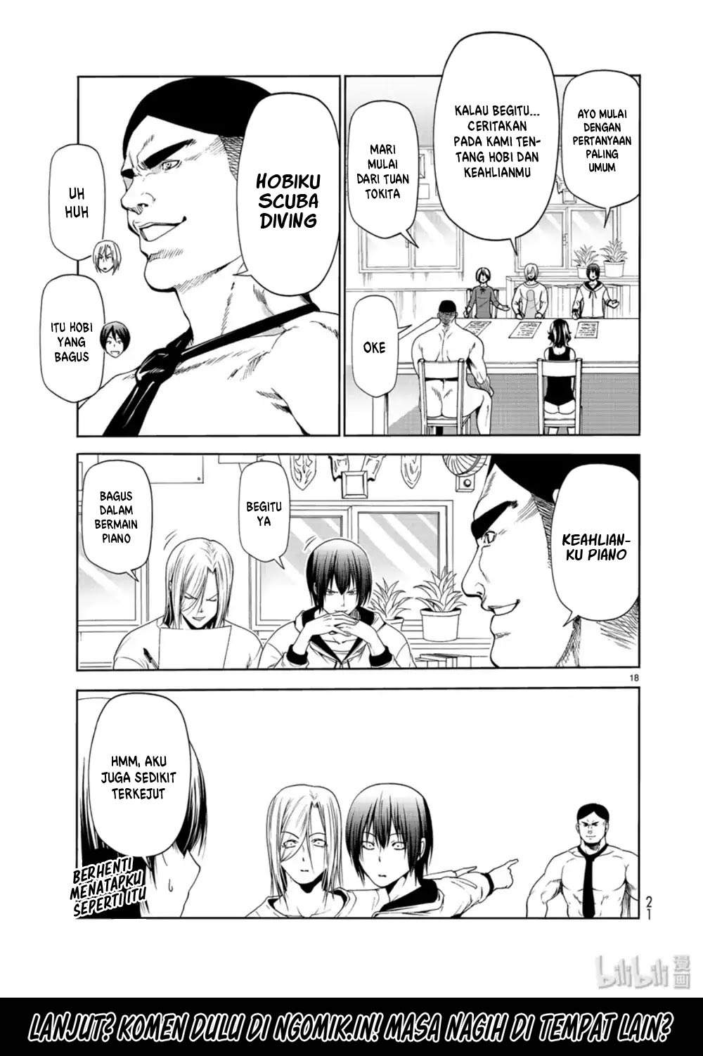 Grand Blue chapter 58 halaman 19