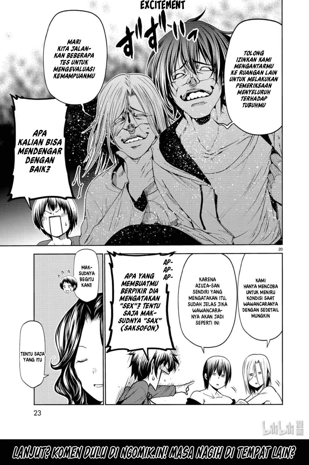 Grand Blue chapter 58 halaman 21