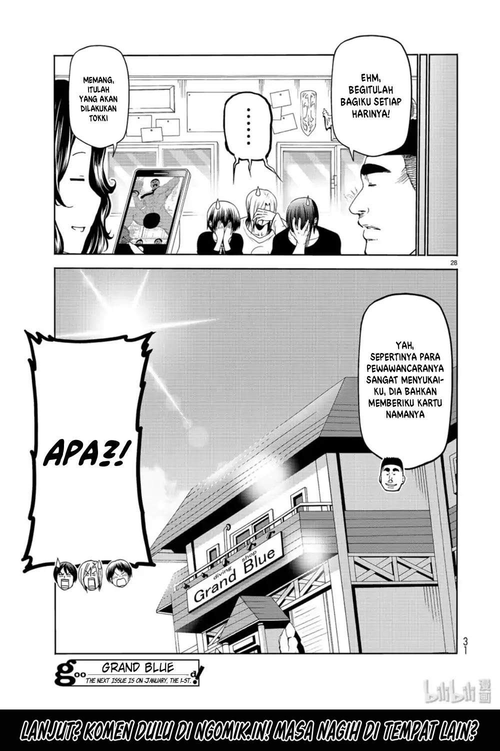 Grand Blue chapter 58 halaman 29