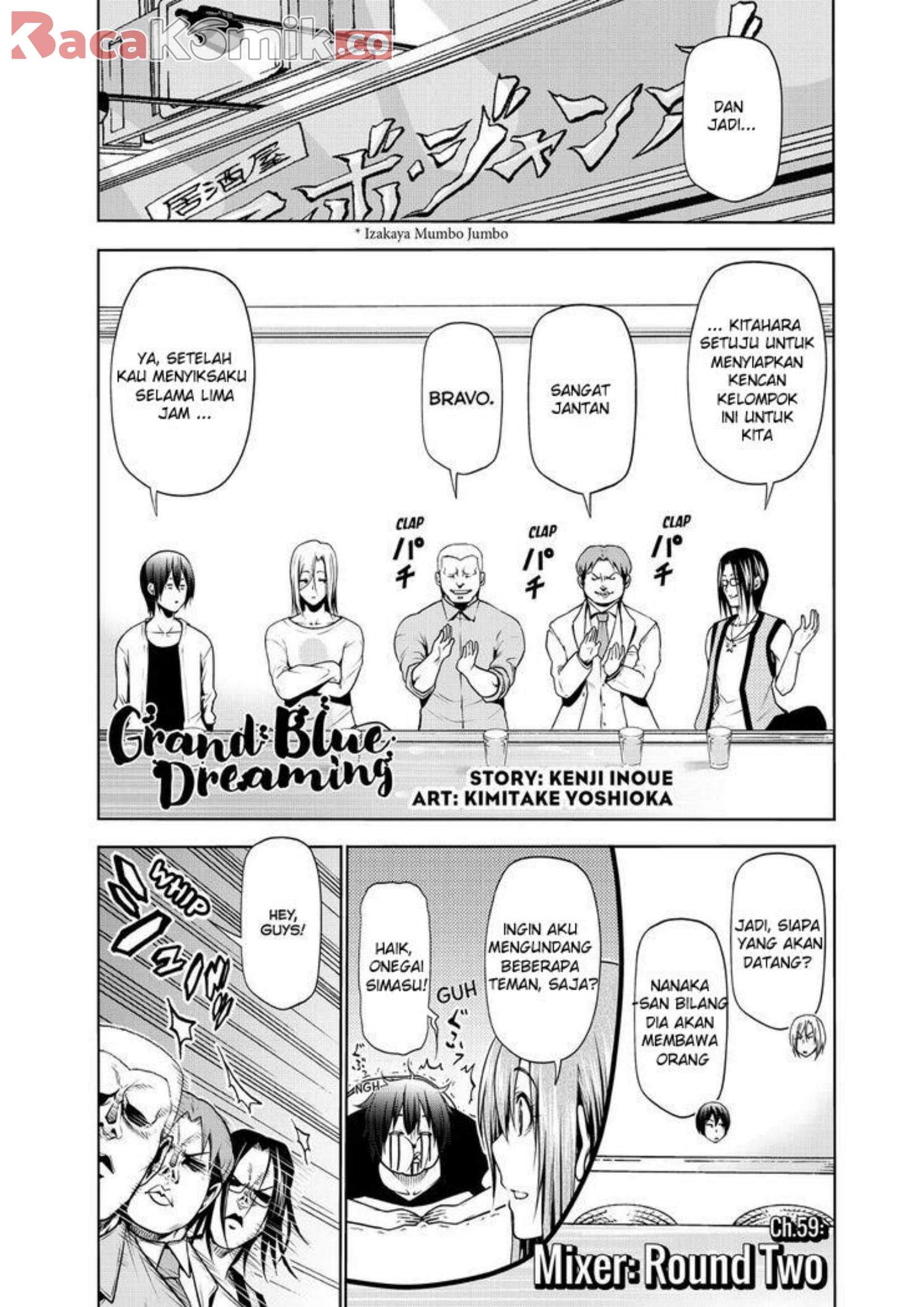 Grand Blue chapter 59 halaman 4