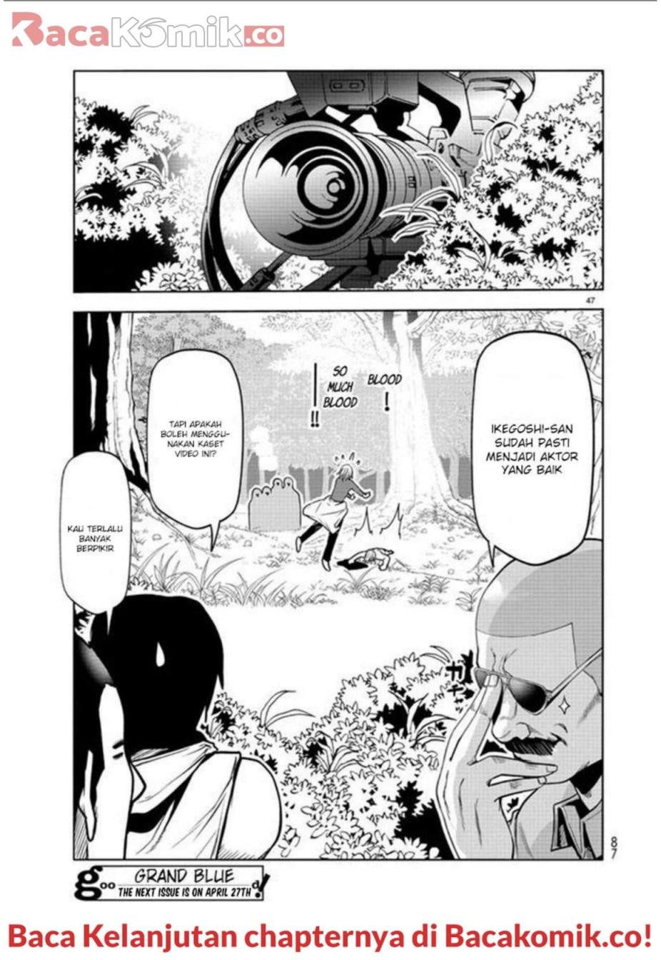 Grand Blue chapter 60 halaman 48