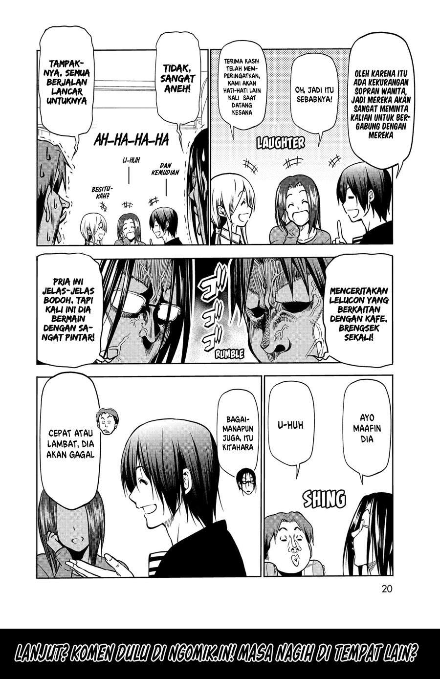 Grand Blue chapter 62.5 halaman 17