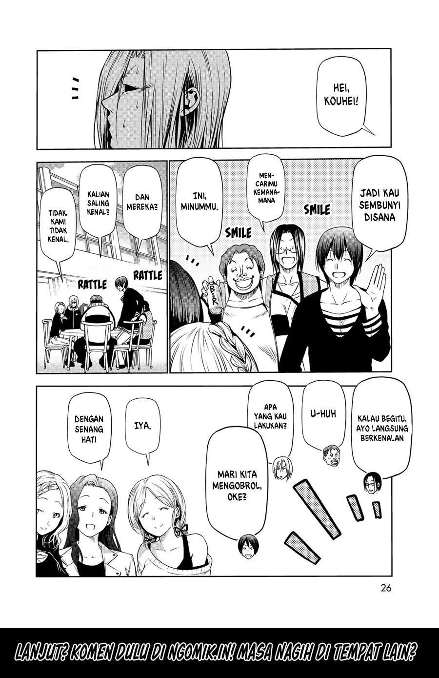 Grand Blue chapter 62.5 halaman 23