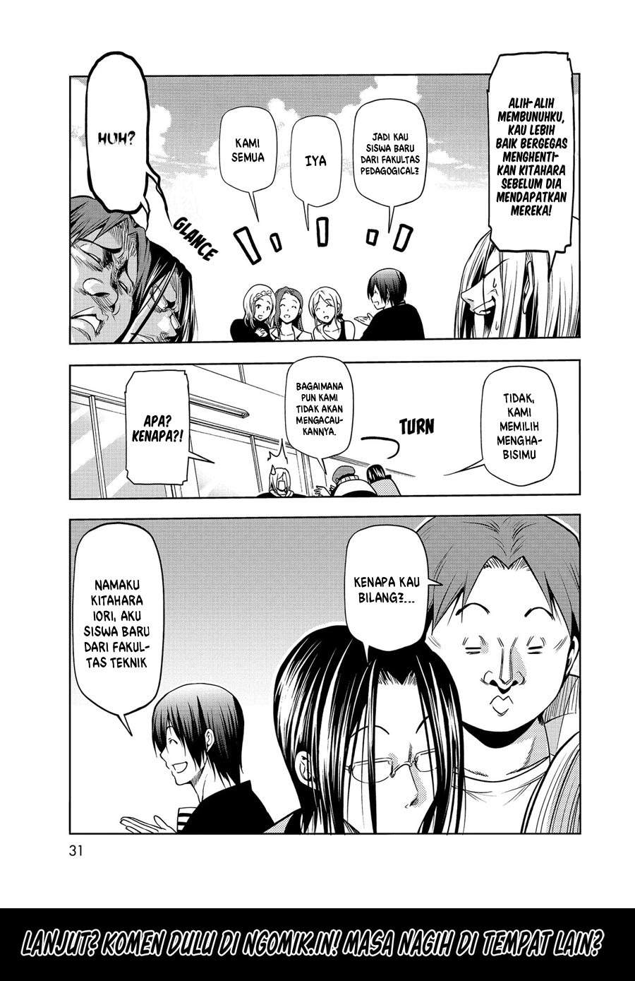 Grand Blue chapter 62.5 halaman 28
