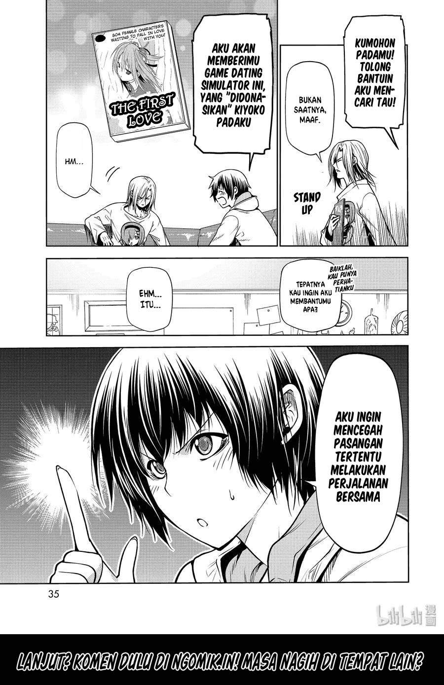 Grand Blue chapter 62 halaman 4