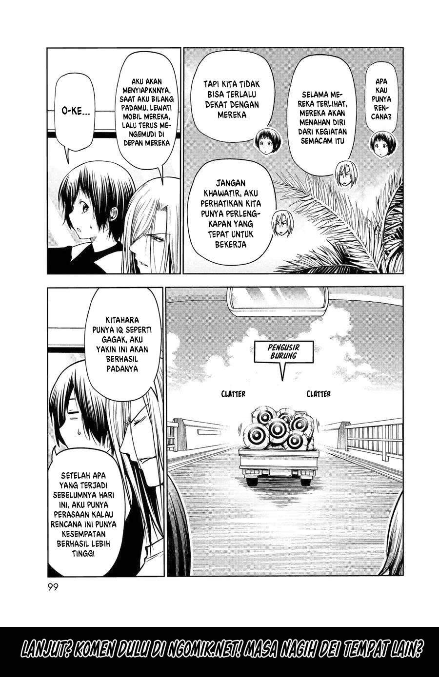 Grand Blue chapter 64.1 halaman 14