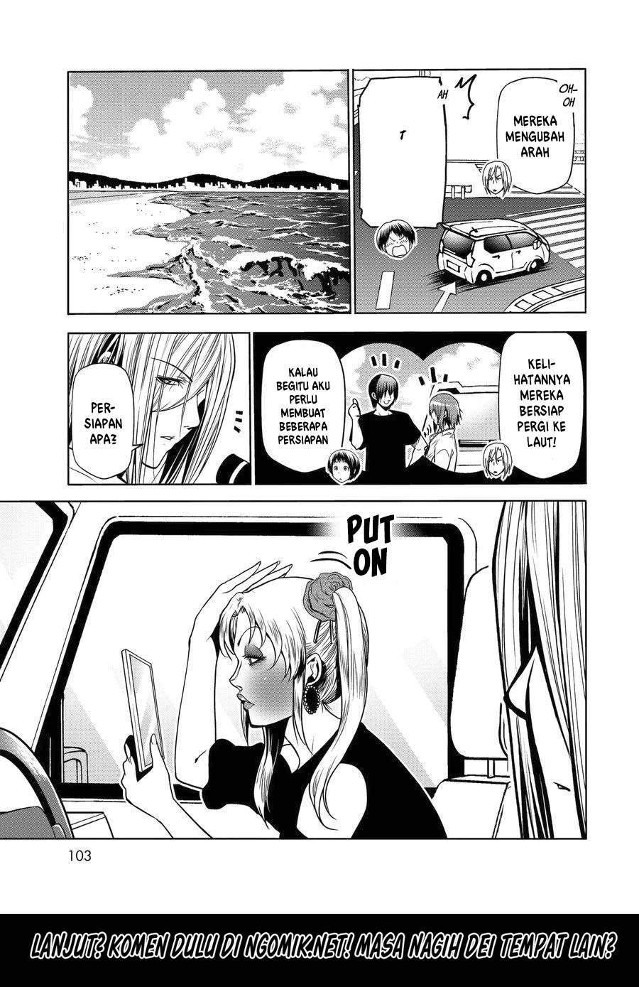 Grand Blue chapter 64.1 halaman 18
