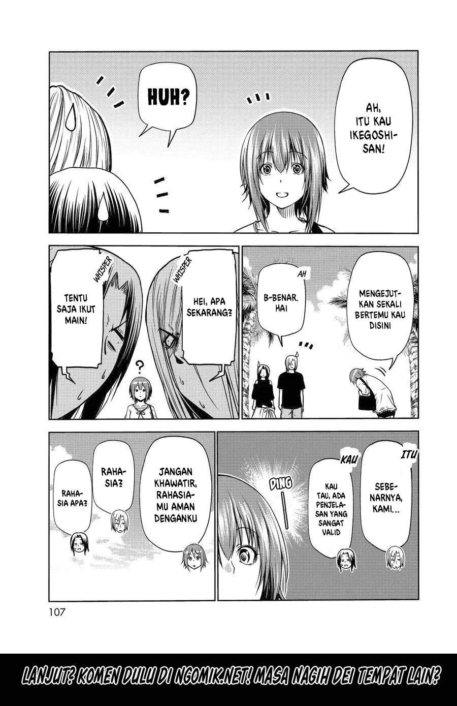 Grand Blue chapter 64.1 halaman 22