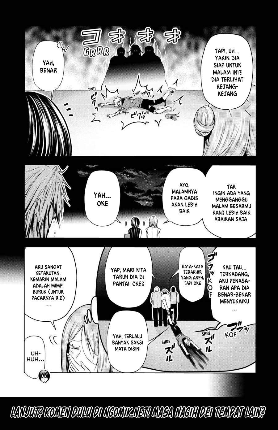 Grand Blue chapter 66.2 halaman 17