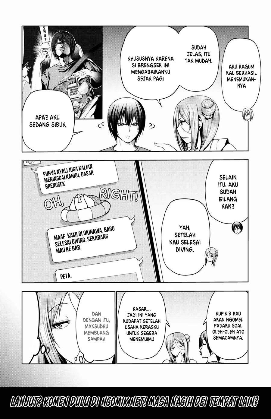 Grand Blue chapter 66.2 halaman 18