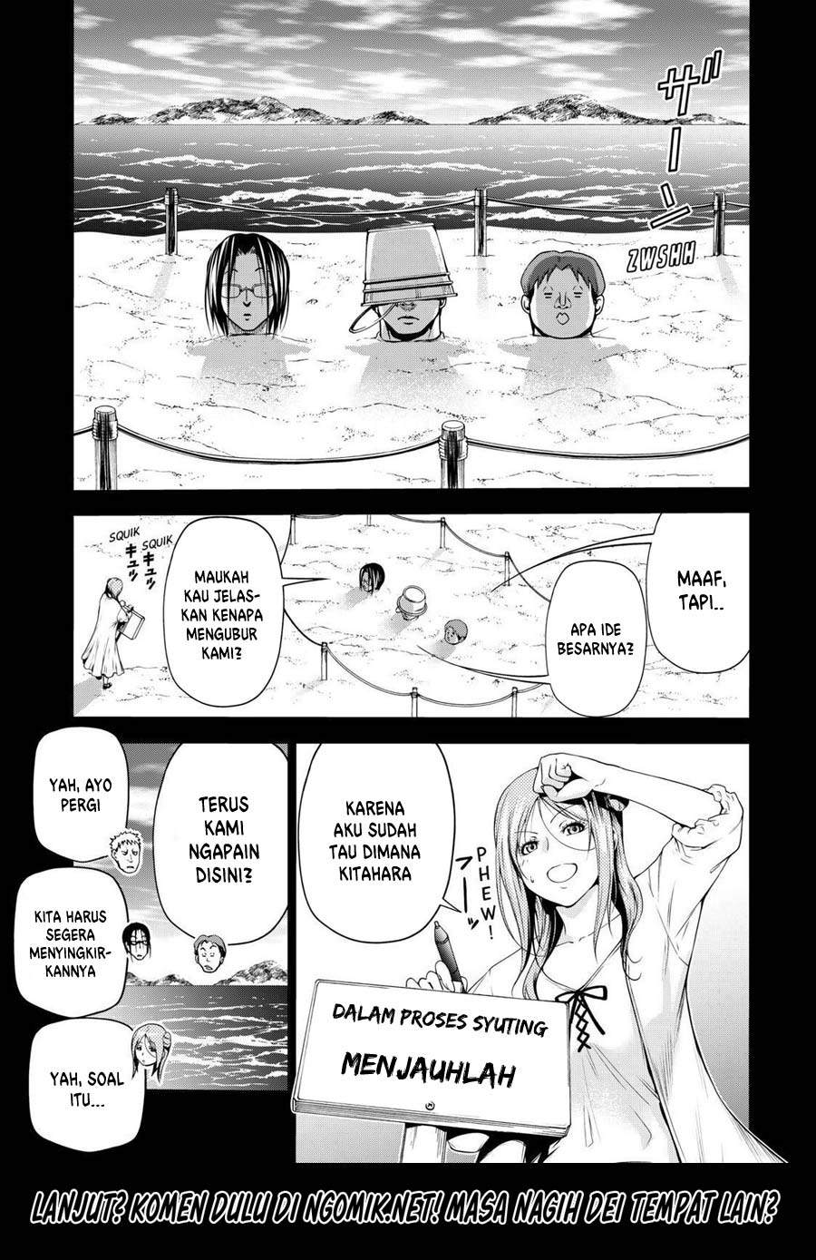 Grand Blue chapter 66.2 halaman 19