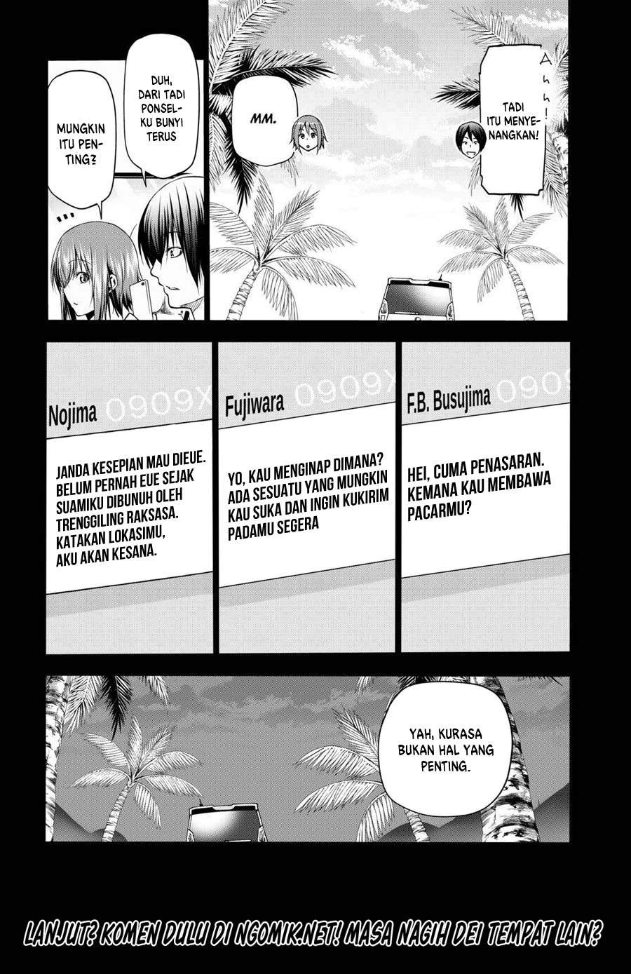 Grand Blue chapter 66.2 halaman 9