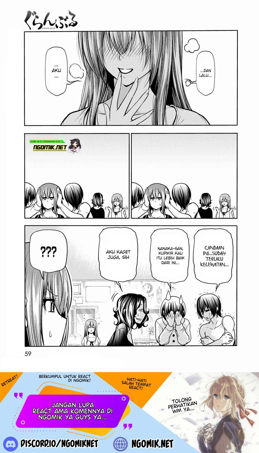 Grand Blue chapter 73.1 halaman 24