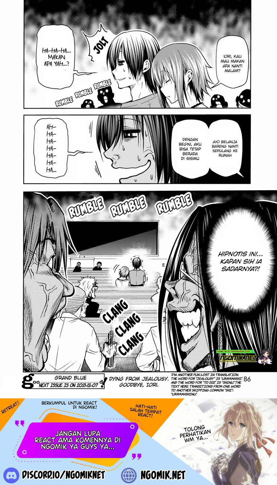 Grand Blue chapter 73.2 halaman 25