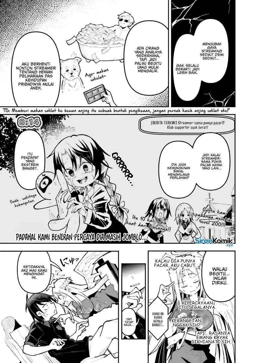 Isekai de Haishin Katsudou wo Shitara Tairyou no Yandere Shinja wo Umidashite Shimatta Ken chapter 53 halaman 10