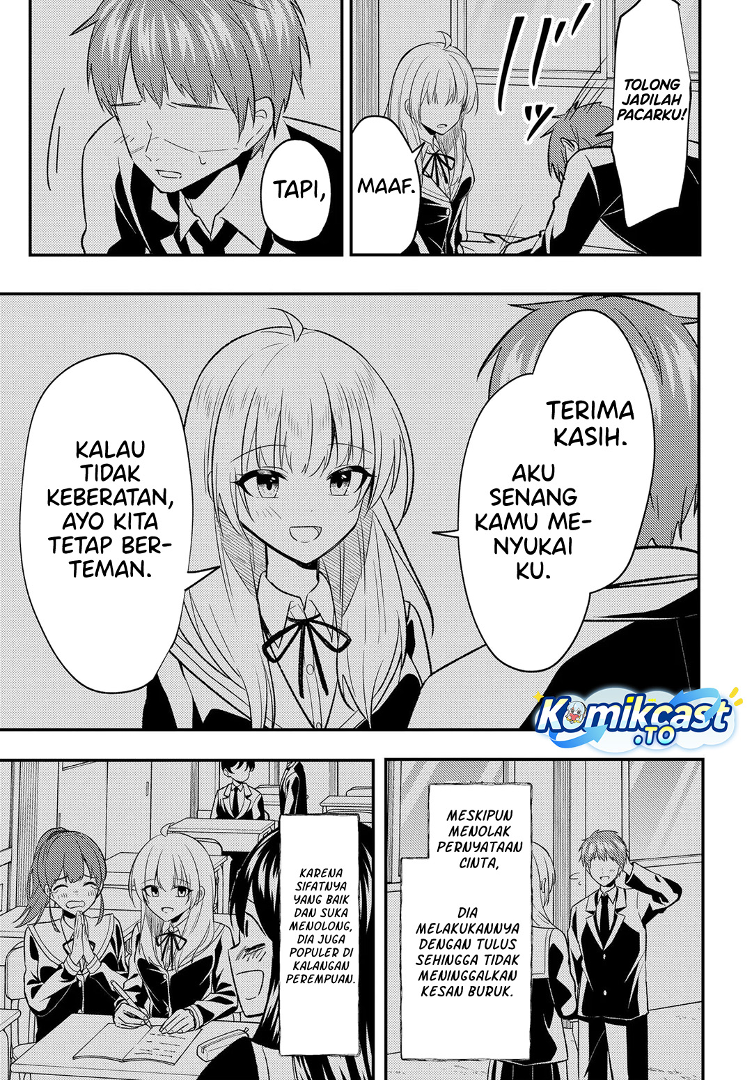 Jinsei Gyakuten ~Uwakisare, Enzai wo Kiserareta Orega, Gakuenichi no Bishoujo ni Natsukareru~ chapter 7.1 halaman 6