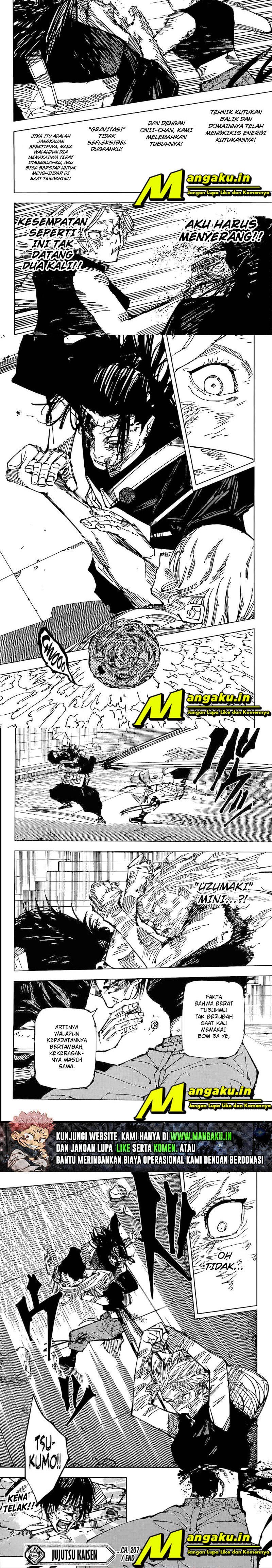 Jujutsu Kaisen chapter 207 halaman 5