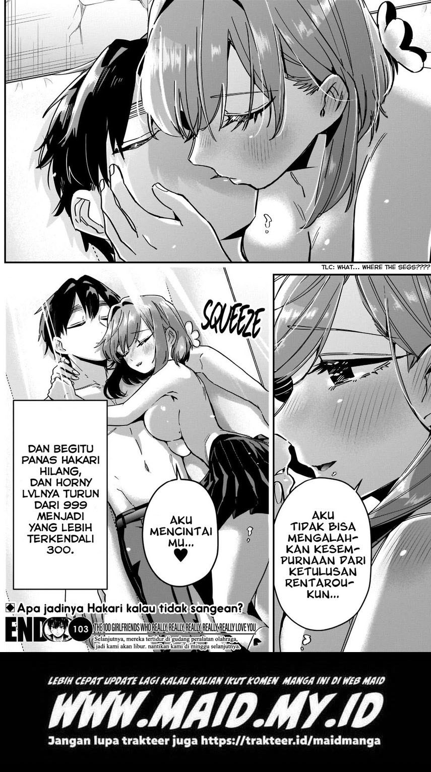Kimi no Koto ga Dai Dai Dai Dai Daisuki na 100-ri no Kanojo chapter 103 halaman 22