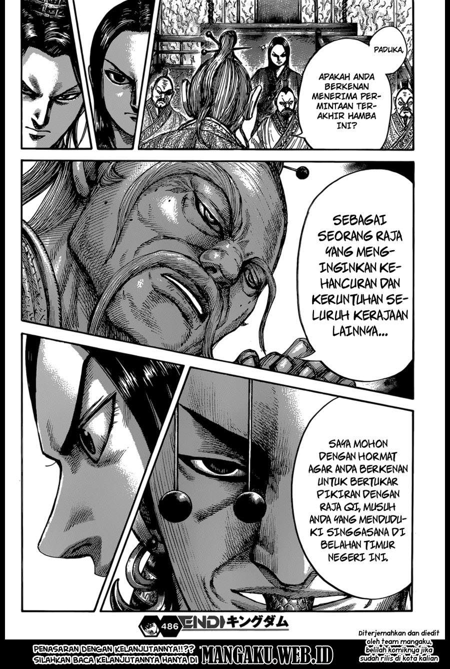 Kingdom chapter 486 halaman 18