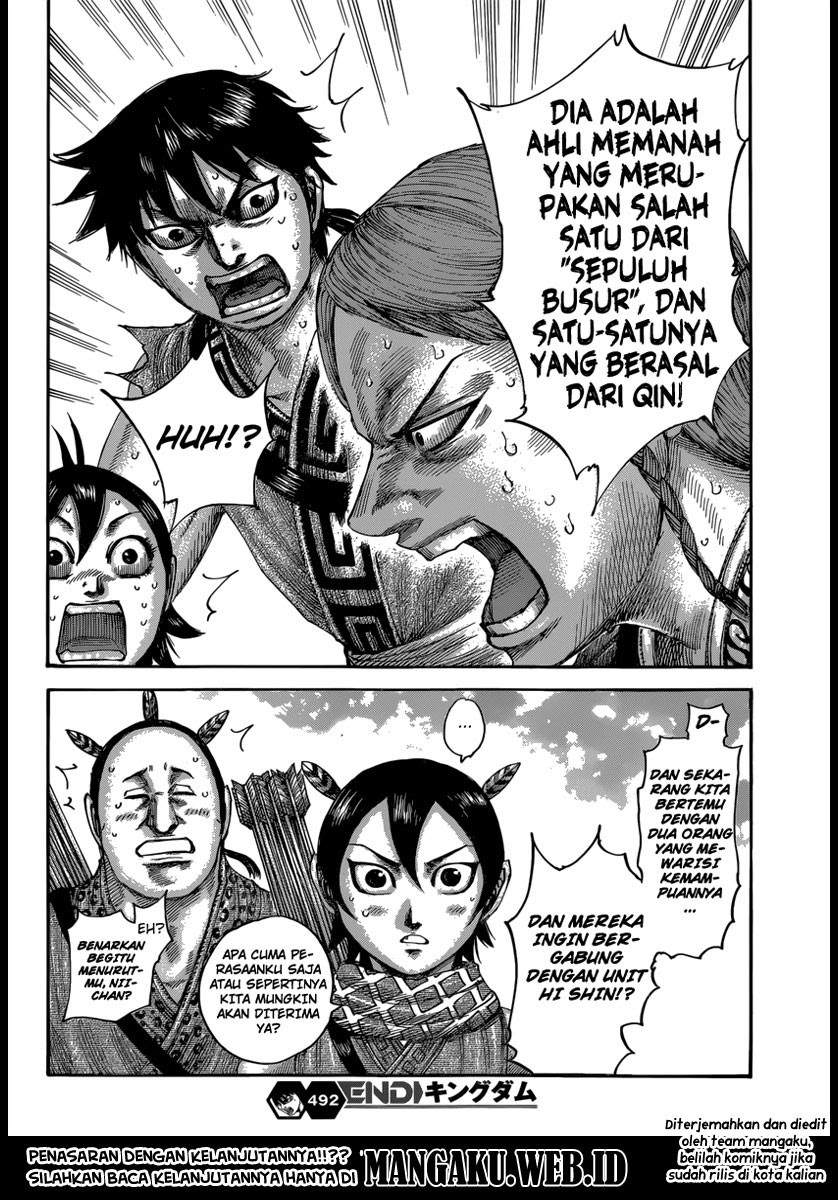 Kingdom chapter 492 halaman 20