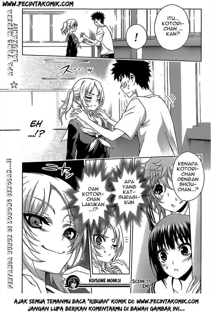 Koisome Momiji chapter 17 halaman 18