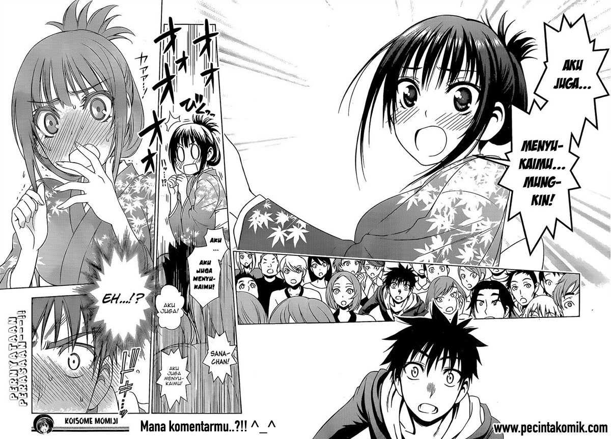 Koisome Momiji chapter 26 halaman 18