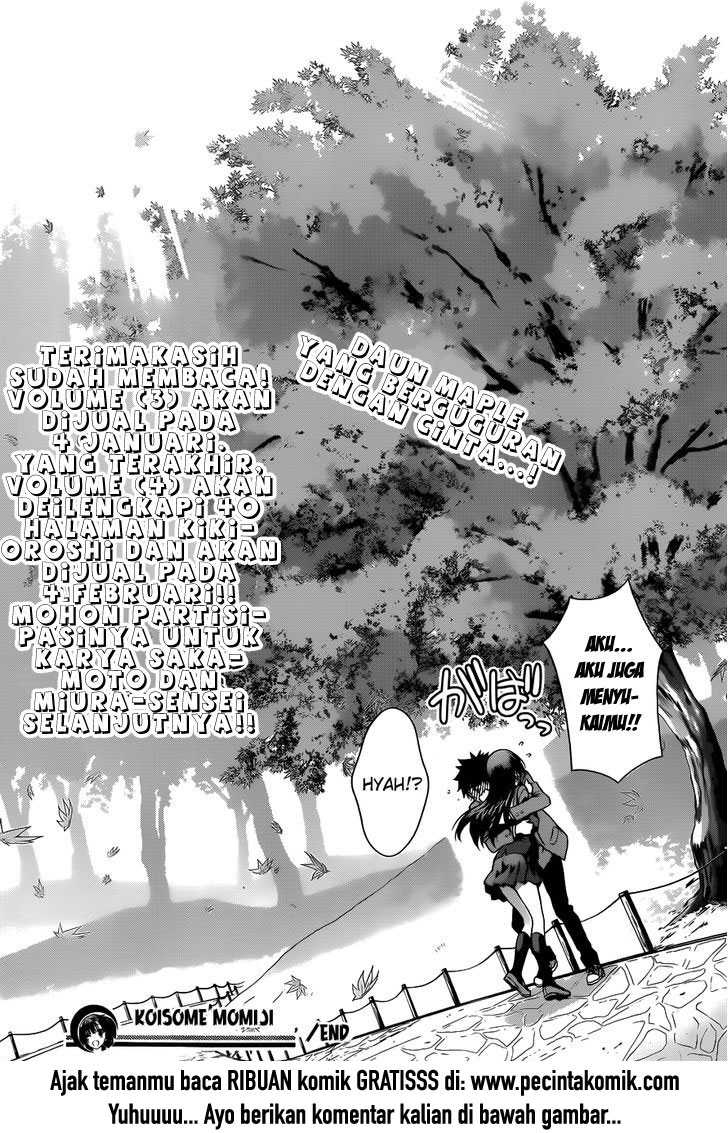 Koisome Momiji chapter 28 halaman 19