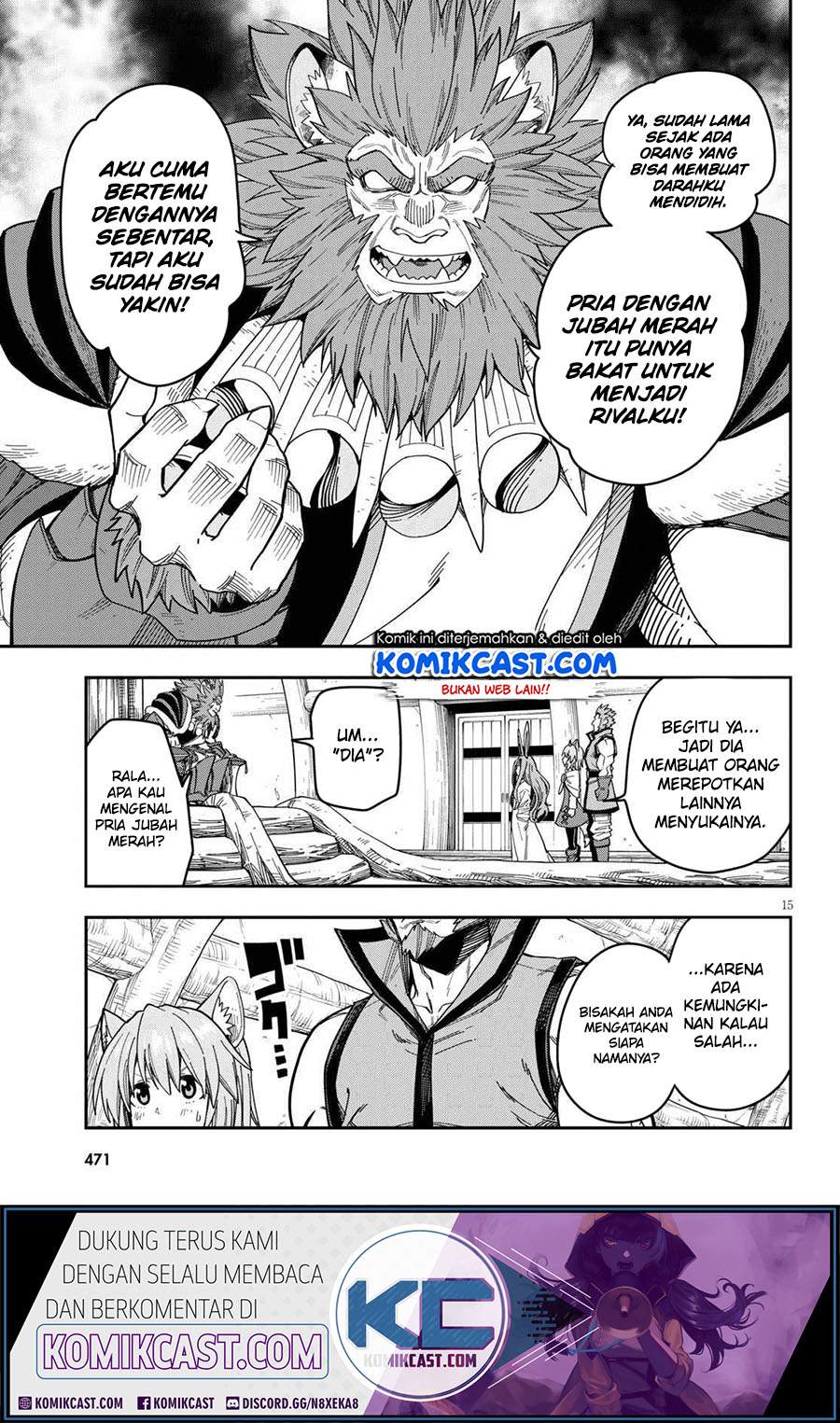 Konjiki no Moji Tsukai: Yuusha Yonin ni Makikomareta Unique Cheat chapter 76 halaman 17