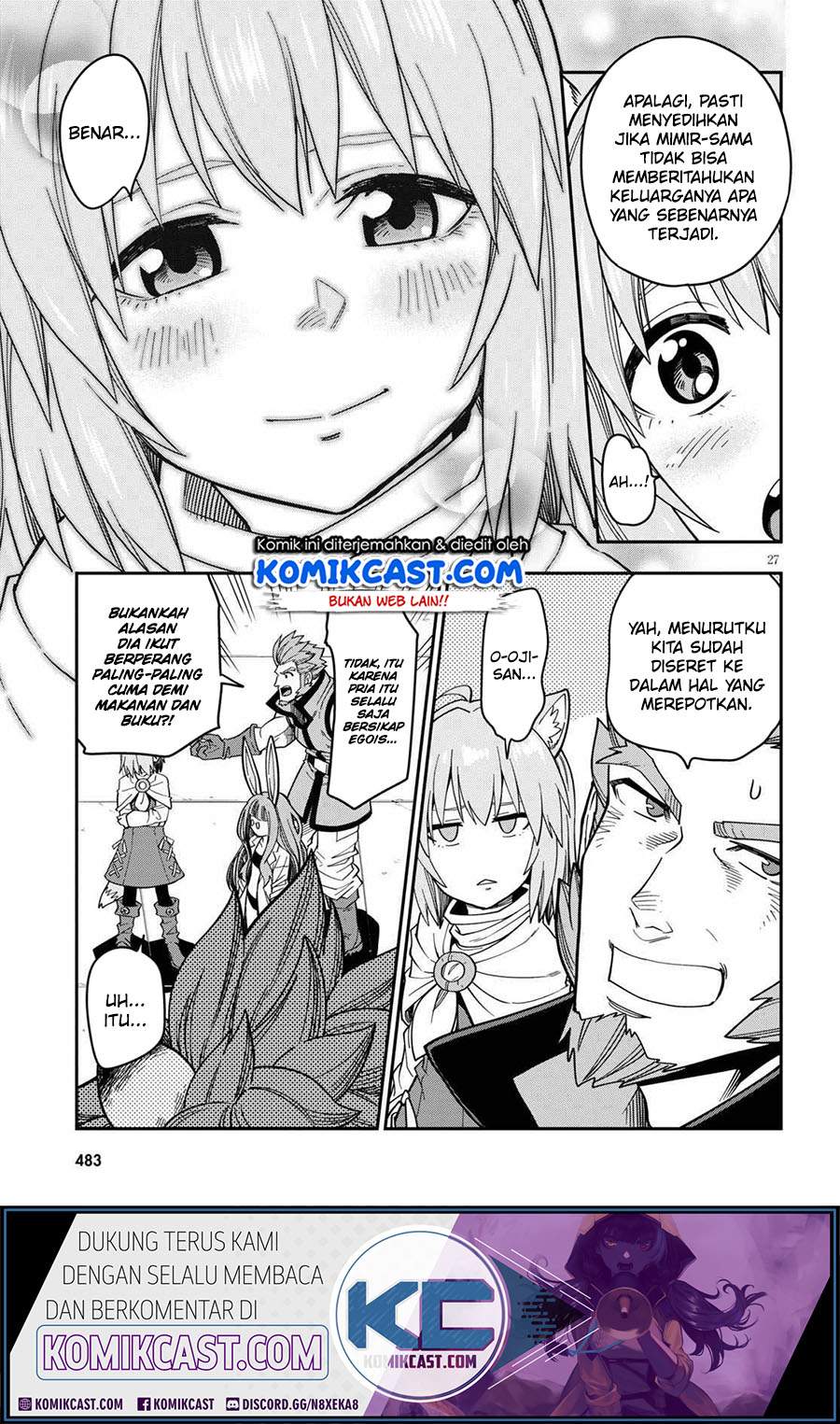 Konjiki no Moji Tsukai: Yuusha Yonin ni Makikomareta Unique Cheat chapter 76 halaman 29