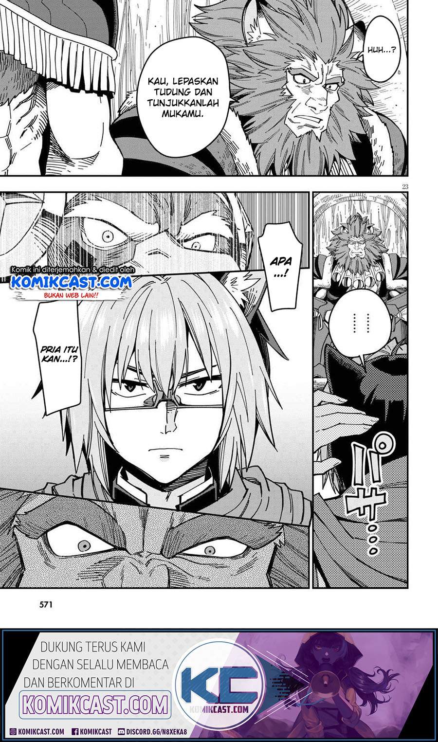Konjiki no Moji Tsukai: Yuusha Yonin ni Makikomareta Unique Cheat chapter 77 halaman 24