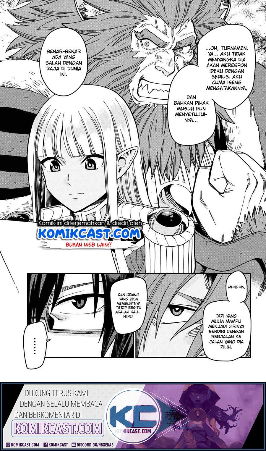 Konjiki no Moji Tsukai: Yuusha Yonin ni Makikomareta Unique Cheat chapter 77 halaman 6