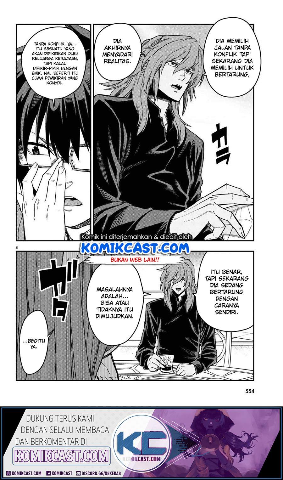 Konjiki no Moji Tsukai: Yuusha Yonin ni Makikomareta Unique Cheat chapter 77 halaman 7
