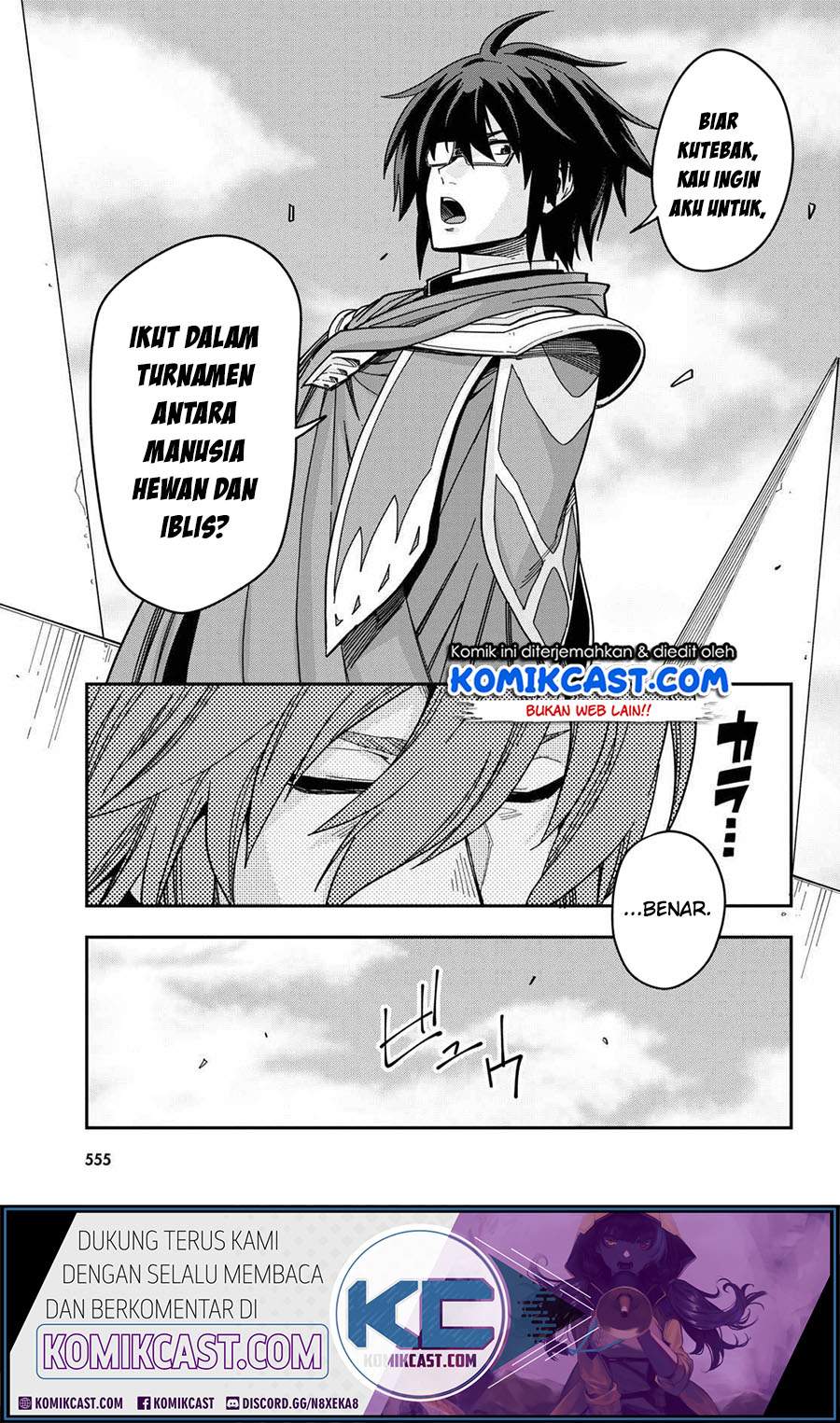 Konjiki no Moji Tsukai: Yuusha Yonin ni Makikomareta Unique Cheat chapter 77 halaman 8