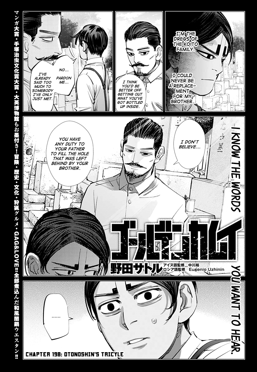 Golden Kamui Chapter 198 Kuma Translation