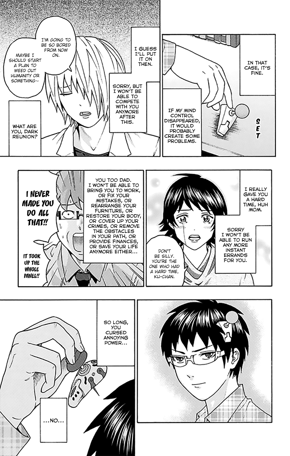 Saiki Kusuo No Sainan Chapter 279 Kuma Translation