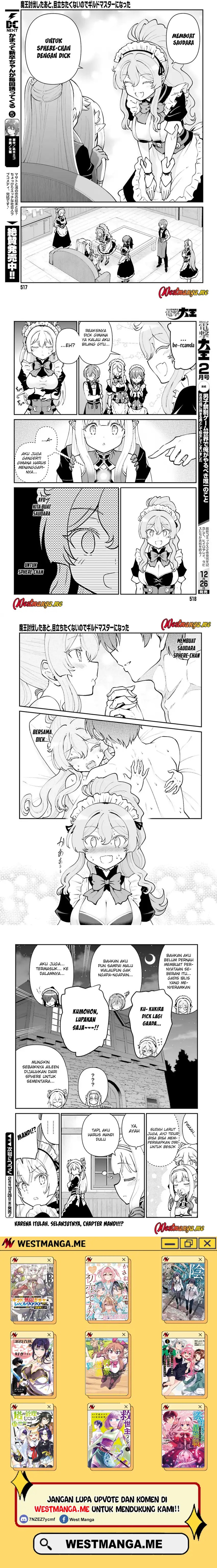 Maou Toubatsu Shita Ato, Medachitakunai node Guild Master ni Natta chapter 69 halaman 4