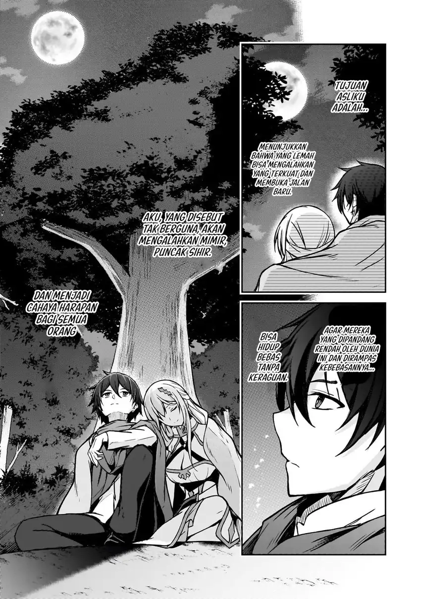 Munou to Iware Tsuzuketa Madoushi, Jitsu wa Sekai Saikyou Nanoni Yuuhei Sareteita node Jikaku Nashi chapter 3 halaman 24