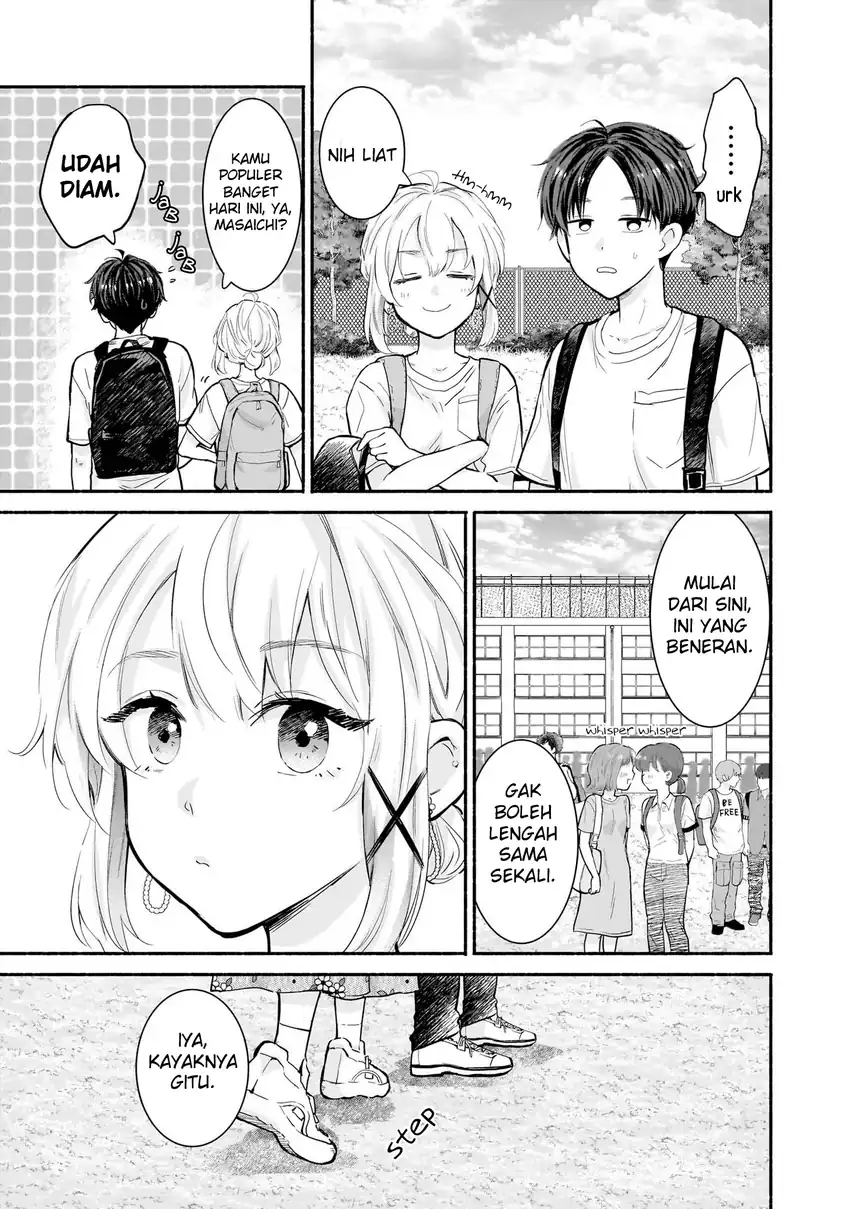 Nee, Mou Isso Tsukiacchau? Osananajimi no Bishoujo ni Tanomarete, Camo Kareshi Hajimemashita chapter 21 halaman 8