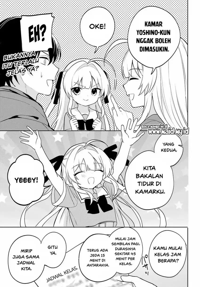 Remote Jugyou ni Nattara Class 1 no Bishoujo to Doukyo Suru Koto ni Natta chapter 15 halaman 15