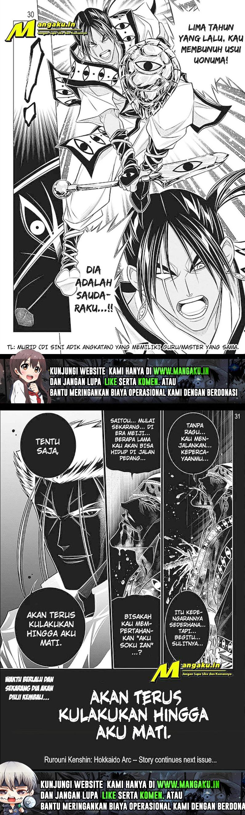 Rurouni Kenshin: Hokkaido-hen chapter 47 halaman 13