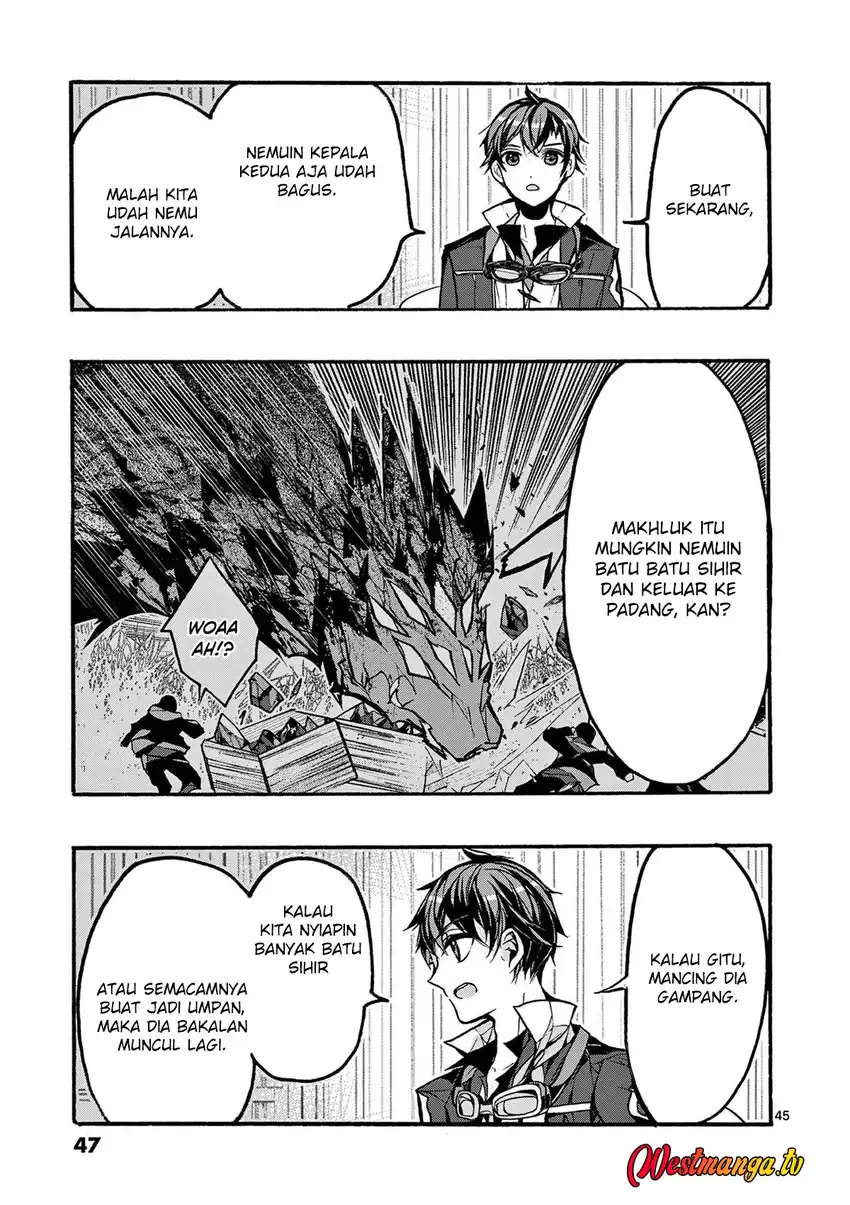 Saikyou Shoku (Ryukishi) Kara Shokyu Shoku (Hakobiya) Ni Nattano Ni Naze Ka Yushatachi Kara Tayoraretemasu chapter 45 halaman 50