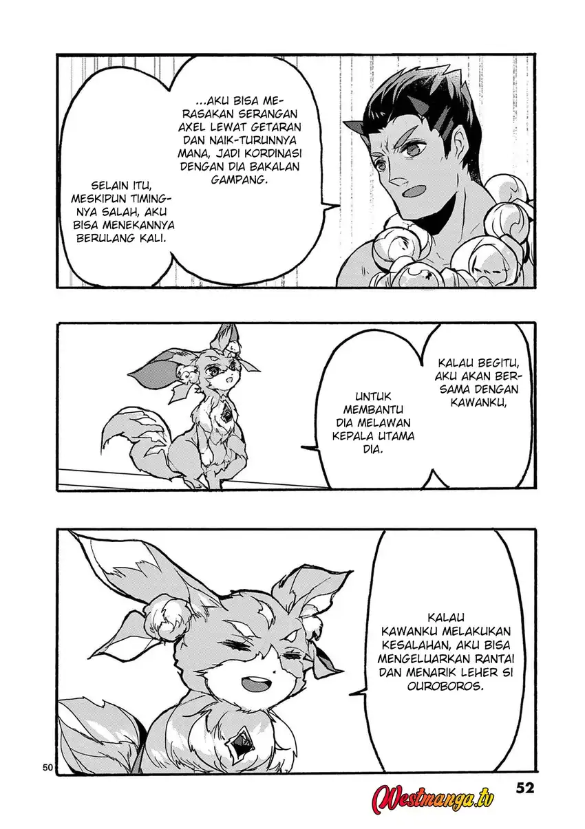 Saikyou Shoku (Ryukishi) Kara Shokyu Shoku (Hakobiya) Ni Nattano Ni Naze Ka Yushatachi Kara Tayoraretemasu chapter 45 halaman 55