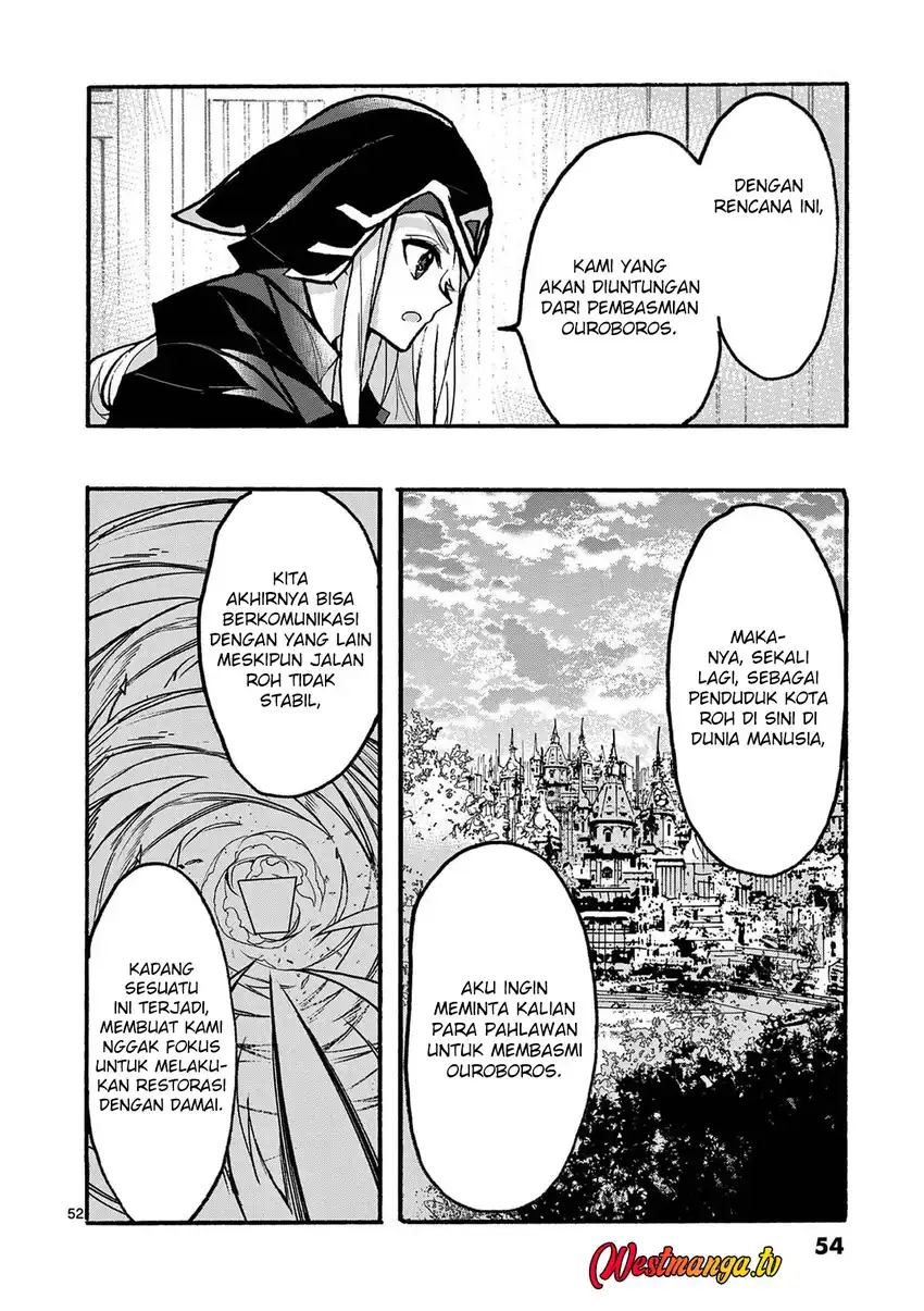 Saikyou Shoku (Ryukishi) Kara Shokyu Shoku (Hakobiya) Ni Nattano Ni Naze Ka Yushatachi Kara Tayoraretemasu chapter 45 halaman 57