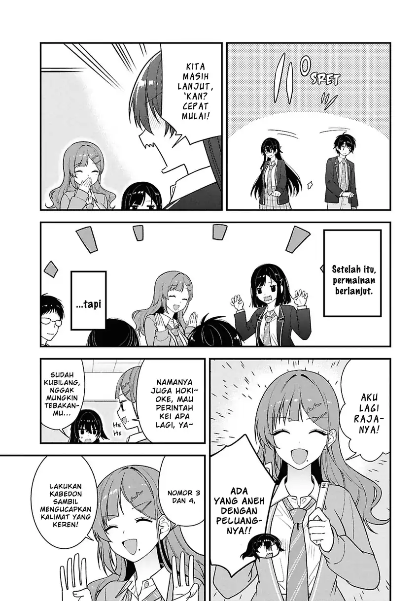 Tonari no Seki no Yankee Shimizu-san ga Kami o Kuroku Sometekita chapter 14 halaman 19