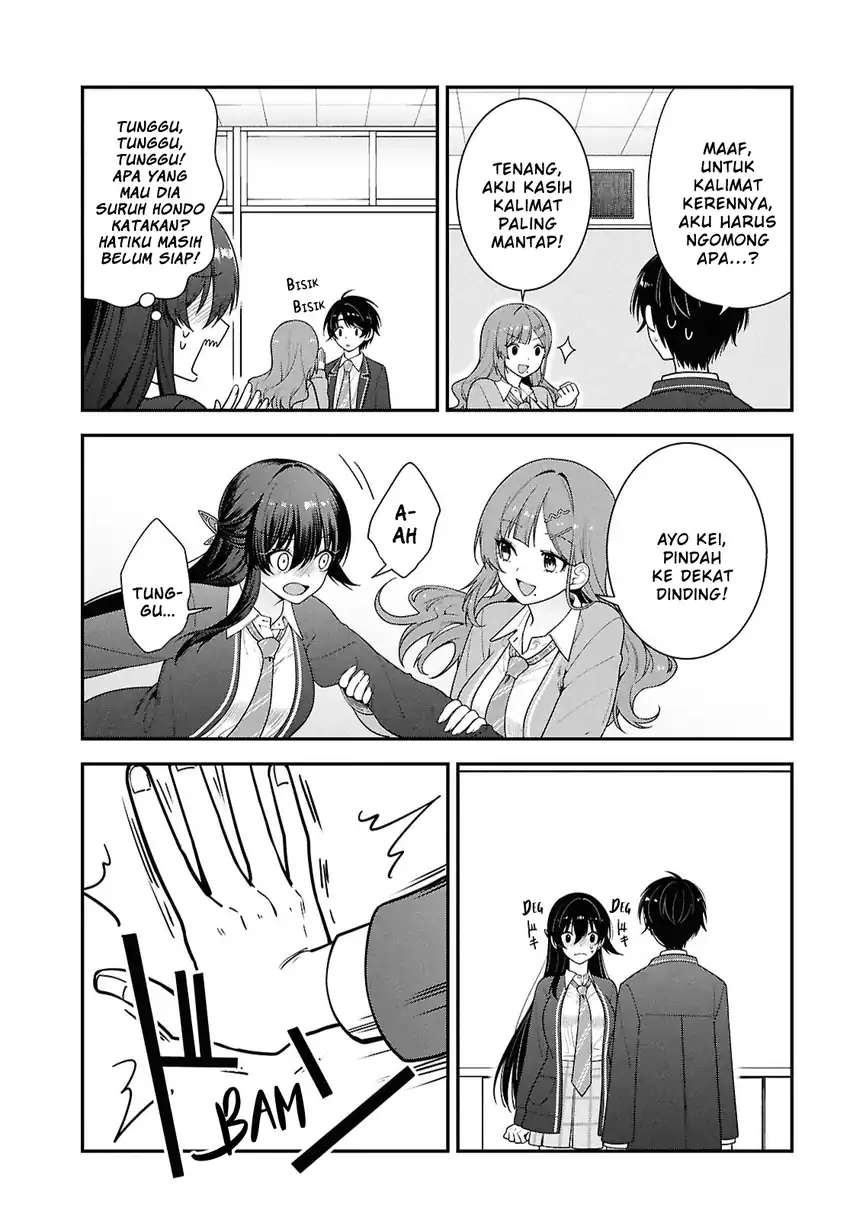 Tonari no Seki no Yankee Shimizu-san ga Kami o Kuroku Sometekita chapter 14 halaman 21