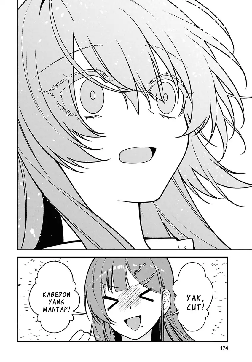 Tonari no Seki no Yankee Shimizu-san ga Kami o Kuroku Sometekita chapter 14 halaman 23
