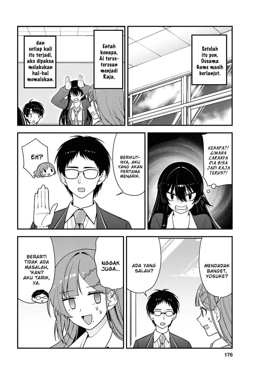 Tonari no Seki no Yankee Shimizu-san ga Kami o Kuroku Sometekita chapter 14 halaman 25